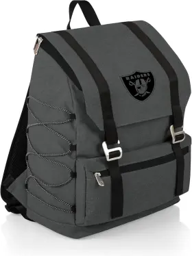 632-00-105-234-2 Picnic Time Nfl Las Vegas Raiders Otg Traverse Backpack Cooler - Soft
