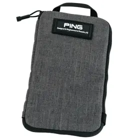Ping 881978222737 Golf 214 Velour Lined Zippered Valuables Pouch Heather Grey New With Tags