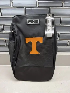 Shoebag214 Ping Golf Shoe Bag Dark Gray With Orange T New Tags