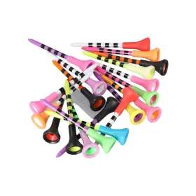 Atma19b40-b Pokinge Atma19b40-b/hu11v 20 Pack Depth Mark Plastic Golf Tees 83mm Multiple Colors