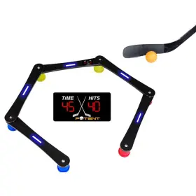Potent 973464710003 Digital Stickhandling Trainer - Built-in Scoreboard And Countdown Timer Portab