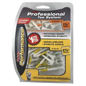 Cpev23450 Pride Golf Tee Pts Plastic Tees - Combo 50 Pack 40 2-3/4 Inch And 10 1-1/2”