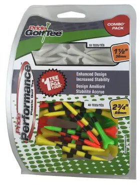 Cpsev2345044 Pride Golf Tee Teegolf Tees 2-3/4 Inch Citrus Mix