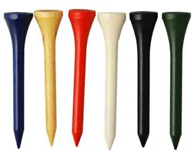 Pg2812572 Pride Golf Tee 2-1/8-inch Deluxe 125 Count Standard Mixed Colors