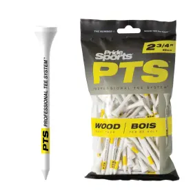 Pt2341275-a Pridesports Pts Wood Golf Tees 100 Count 2-3/4 Inch #1 White