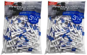 Pt34135-75 Pridesports Pride Professional Tee System Prolength-plus 3 Inch Golf 1/4 White/blue