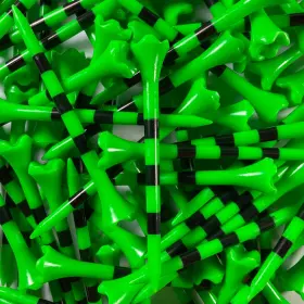 Se-992519459999 Pridesports 3-1/4 Inch Pride Performance Golf Tee Striped 3 1/4 In Length Citrus Green