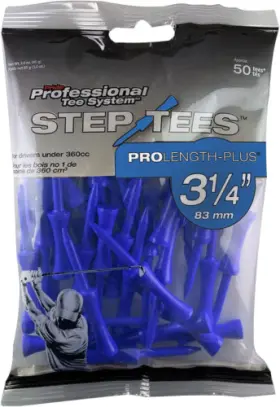 Ts31450 Pridesports Pride Professional Tee System Two Piece Step 50 Count 3-1/4 Inch Blue