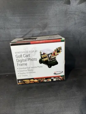 Kgc002 Pro Active Sports New Golf Cart Digital Photo Frame Windshield 2 Inch Display Slideshow Date Time Nib