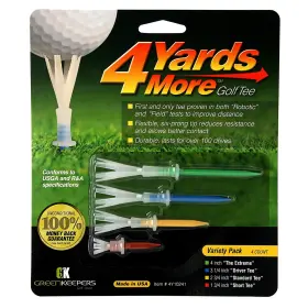 4y10241 Proactive Sports 4 Yards More Golf Tee - Variety Pack Tees
