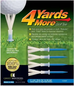 Proactive Sports 768567102383 Green Keepers 4 Yards More Golf Tee 3 1/4 Inch Count Pack Of 1 Blue