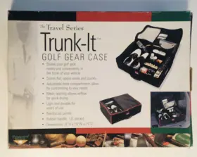 Mti001-blk Proactive Sports Travel Series Trunk-it Golf Gear Case Organizer Black Red New
