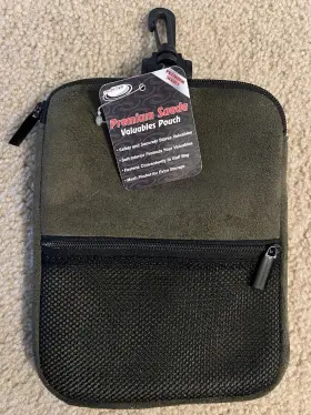 Svp404 Proactive Sports Nwt Premium Series Suede Valuables Pouch - Olive Green Svp404 Proactive Sports Nwt Premium Series Suede Valuables Pouch - Olive Green