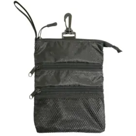 Svp501 Proactive Sports Zipper Caddy Pouch - Black/black