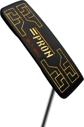 Pron 754003448030 Japan Cnc Milled Face Blade Putter Golf Club With Cover 35 Inch Black