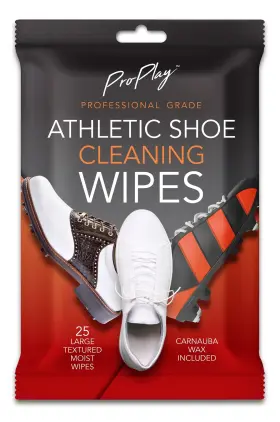 Gb52025 Proplay New Golf Athletic Shoe Cleaning Wipe 25 Count Gb52025 Proplay New Golf Athletic Shoe Cleaning Wipe 25 Count