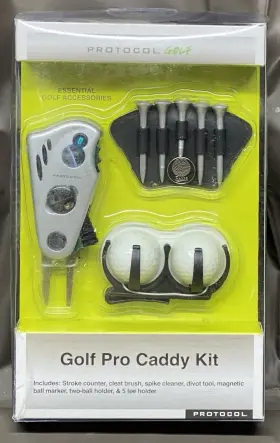 Protocol 658531966120 Golf Pro Caddy Set Essential Accessories