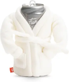 Puffin 850037445219 - The Spa Robe Insulated 12 Oz Can Cooler I One Size Sandy White