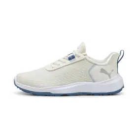 309735 Puma Womens Fusion Crush Sport Golf Shoes Warm White-blue Horizon 5.5