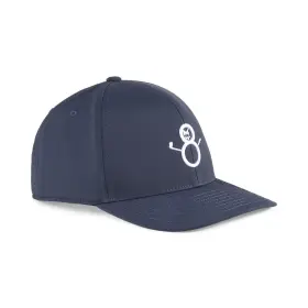 025248 Pumagolf Mens Standard H8 Golf Tech Cap Deep Navy-white Glow 025248 Pumagolf Mens Standard H8 Golf Tech Cap Deep Navy-white Glow