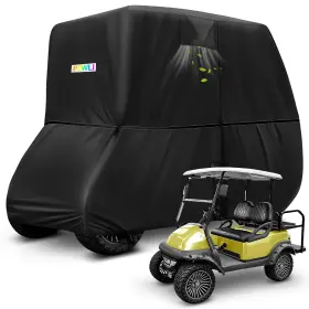 B0djv88m7w Pzwli Waterproof Golf Cart Cover 420d Oxford Fabric Universal Fit For 2 Passen