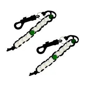 Qhalen 705526374931 2pcs Golf Beads Score Counter Sports Stroke Count With Clip