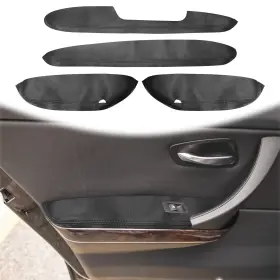 Qb19062945 Qianbao 4pcs Front Rear Door Armrest Leather Cover Replacement For Bmw 3 Seri