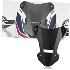 Qiko-us Qiko-us-wsc-063-bk Motorcycle Windshield Windscreen Deflector Compatible With Crf1000l Africa