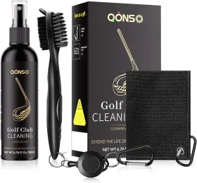 Qons 313043157168 Golf Club Cleaning Spray Kit Includes A Groove Cleaner Tool With Clean