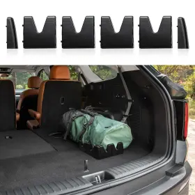 Qph7032 Qztyty 4pcs Car Trunk Organizer Blocks For Back Of Suv Multipurpose Black