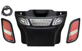 Lgt-311l Red Hawk Led Bumper Light Bar Kit E-z-go Gas And Elect Rxv 2008-2015