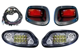 2013.5-up Red Hawk Lgt-371l Led Factory Style Light Kit With Plug And Play Ezgo Txt 12v-48v