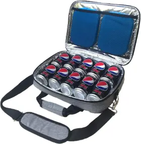Ra-rso-slcoipk2-gr Red Suricata Insulated Slim Cooler Ultra Thin Flat Mini Small Lunch Ba