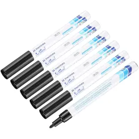 Guh-relithick-0359 Relithick 6 Pcs Freezer Marker Pen Fine Point Permanent Markers 1mm With Quic