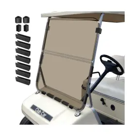 1982-2000.5 Rizinkart 744675928275 Club Car Ds Windshield For Model Fold Down 3/16 Inch 5mm Thicken F