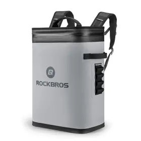 Bx-004 Rockbros Backpack Cooler Leak-proof Soft 9.3 X 13.8 19.5 Inch 36 Can Grey