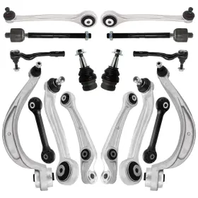 Sak3688q16 Rockplanet Front Upper And Lower Control Arm Compatible With Audi 2011 A4 A5 S4 Q5 Suspe