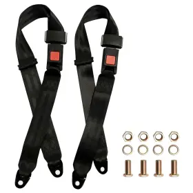 Rossrolla 739240931941 Universal Seatbelt Kit For Golf Cart Go Kart Utv Ezgo Yamaha Club Car Se