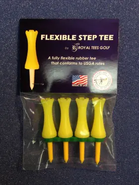 Royal Tees Golf 689076414005 Royaltees R4 1-1/2 Inch Pack Flexible Yellow