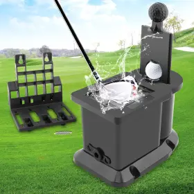 Roykaw 445012681657 Golf Cart Ball Washer And Cleaner Club Head Compatible With