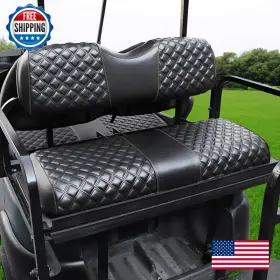 Roykaw B0bx5rsbxc Golf Cart Seat Covers Kit For Aftermarket Rear Common