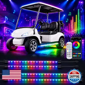B0cjv4vktc Roykaw Golf Cart Underglow Led Strip Lights Accent Neon Lighting Kit For Ezgo