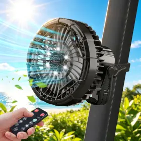 B0cy2nw8x7 Roykaw Golf Cart Portable Rechargeable Fan Compatible Ezgo Club Car Yamaha