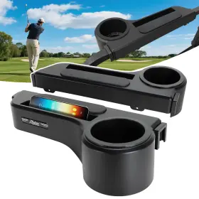Roykaw B0f4xmfww7 Golf Cart Armrest Cup Holderno Drilling Rear Seat Arm Rest Universal