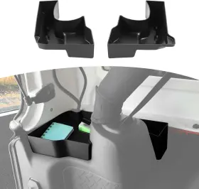 Tcz7262 Rt-tcz For Wrangler Jk Rear Trunk Storage Box Side Tray Black