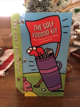 Running Press 780762414468 The Golf Voodoo Kit Full Size Handbook Doll Flagstick Pins Book Fans