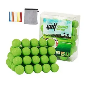 Ryshin 752771217339 50 Packs Foam Golf Practice Balls - Realistic Feel And Long Lasting Limited H02