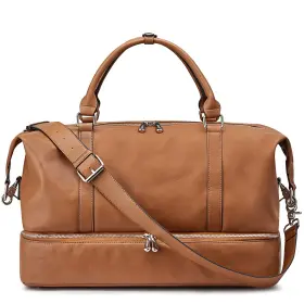 Pn22a166 S-zone Weekender Bags For Women And Men Travel Duffel With Shoe Compartm