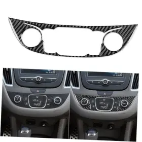 Cymu1624 Sadiao Black Carbon Fiber Compatible With Chevy/chevrolet Central Control Frame -b