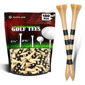 Esg2-te01s-ntbb83150 Saplize #a01 Bamboo Golf Tees 150 Pcs 3-1/4 Inch Natural 150pcs